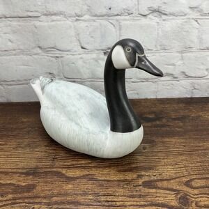 Pod Studio Art Pottery Edgecomb Maine Canada Goose Figure 9" X 6" Excellent